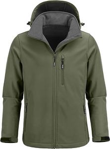 Chaqueta Softshell para Hombre, Venta al por Mayor de Fábrica, Logotipo Personalizado, Chaqueta Impermeable para Hombre, Chaqueta Cortavientos Ligera para Senderismo - Product Image 3