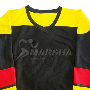 Diseña Tu Propia Camiseta de Hockey sobre Hielo con Nombre de Equipo Personalizado, Diseño Popular, Camiseta de Hockey sobre Hielo de Color Sólido - Product Image 5
