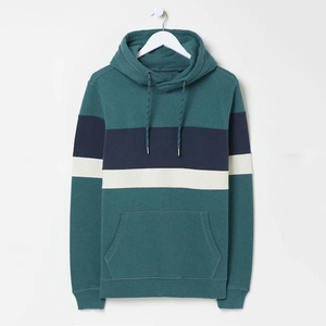 High Quality Low Price Patchwork Pullover Drawstring <b>Hoodies</b> 100% Cotton Fleece Slim Fit Pocket Design Breathable Wholesale Men - Product Image 3