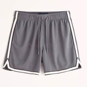 Pantalones cortos de malla holgados para hombre, pantalones cortos de malla con cintura elástica para hombre, nuevos pantalones cortos de malla personalizados para hombre - Product Image 1