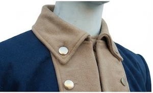 Manteau long imperméable en laine pour homme, double boutonnage, col rabattu, logo personnalisé brodé, manteau d'hiver, service OEM - Product Image 4