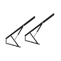 MS6050 Kit de charnières de levage pour lit pliant moderne en acier, avec vérin à gaz de 110 cm, pour un pliage progressif, pour salon, fabriqué en Turquie