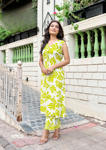 Kurti Elegante con Estampado de Lámina de Rayón y Bordado - Product Image 5