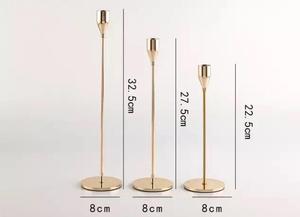 Portavelas cónico de cobre de lujo, pilar de hierro Vintage para decoración navideña para el hogar y el restaurante, decoraciones de fiesta de estilo único - Product Image 5