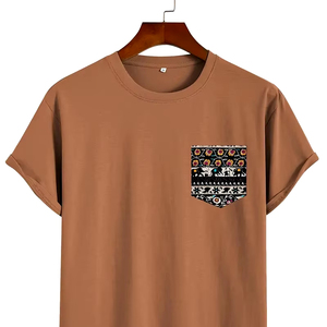 T-shirt de sport d'été à la mode pour hommes, stock décontracté de coton et de bambou, vêtements en vrac, balle de vêtements mixtes, vêtements d'occasion, nouvelle collection - Product Image 1