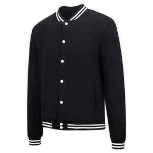 Precio cómodo Mangas completas Chaquetas universitarias de Navidad Ligero y transpirable Chaqueta de béisbol en blanco para hombres - Product Image 2