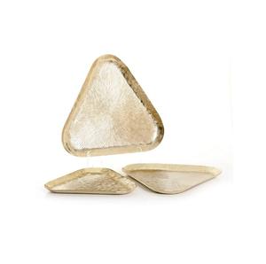 ถาดเสริฟทํามือ สีทอง สินค้าคุณภาพสูง พร้อมถาดเสริฟราคาไม่แพง - Product Image 2