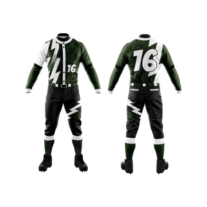 Precio barato OEM botón abajo béisbol Jersey pantalones conjunto sublimación ropa deportiva poliéster hombres jóvenes béisbol conjuntos - Product Image 6