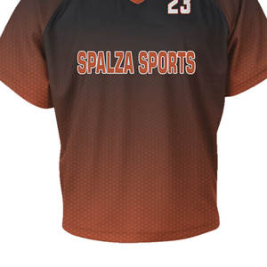 Uniformes OEM ODM Lacrosse Diseño de sublimación de alta calidad Estilo de tendencia con mangas cortas y medias de buena calidad - Product Image 5