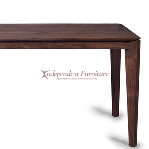 Juegos de comedor al aire libre marrón rústico de madera de teca maciza para Cafetería Restaurante Jardín de playa al aire libre - Product Image 3