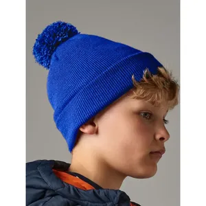 Casquette à pompon originale personnalisée pour junior, accessoires de sport d'hiver, merchandising - Product Image 1