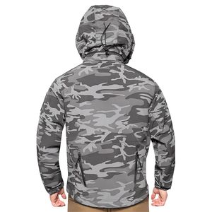 Chaqueta táctica de camuflaje de la mejor calidad, chaqueta de Softshell con bordado de impresión personalizada, venta al por mayor - Product Image 3