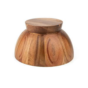 Tazón Pequeño para Ensalada o Fruta, de Madera Maciza Pulida, Ligero, Tallado en Raíz de Cedro, Decoración para el Hogar, de MULTI CRAFT - Product Image 3