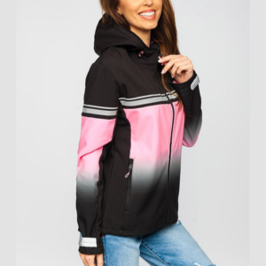 Chaqueta Cortavientos Profesional para Mujer Grace Collection, Diseño Personalizable, Impresa en Tejido de Punto, Chaqueta Impermeable - Product Image 2