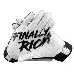 Guantes de fútbol unisex transpirables de alta calidad con agarre personalizado diseño americano entrenamiento deportivo al aire libre recién llegado Pakistán - Product Image 5