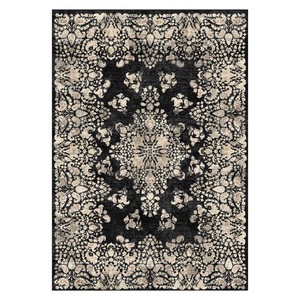 พรมเชนิลล์ลายโบฮีเมียนเปอร์เซียสีเทาชาร์โคล รุ่น LXDP-0277 จาก RUGS DEPOT สำหรับขายส่ง ซักเครื่องได้ ไม่ลื่น - Product Image 1