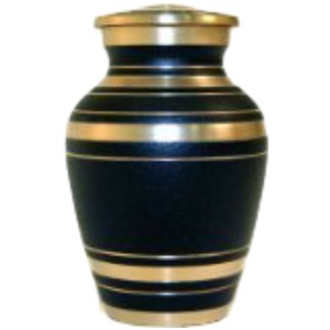 High Quality Brass Cremation <b>Keepsake</b> Urns With Gold And Black Color Finished Mini <b>Keepsake</b> Urns <b>For</b> Human <b>Ashes</b> - Product Image 1