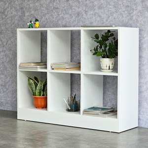 ชั้นวางหนังสือทรงเตี้ยไม้ยางพารา 100x30x78 ซม. สำหรับห้องนั่งเล่นแบบตั้งพื้น - Product Image 3