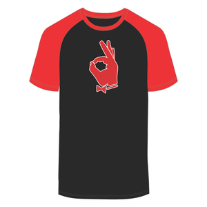 Kappa Alpha Psi YO Hand Sign 1911 <b>Black</b> Raglan <b>Long</b> <b>Sleeve</b> <b>T</b> <b>Shirt</b> Premium Cotton Greek Fraternity Casual Wear Tee - Product Image 3