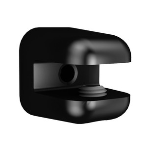 Reggimensola in Nylon 2,7 Nero 2 Pezzi - Product Image 1