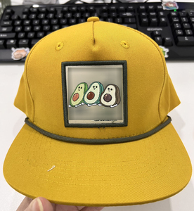 ผู้ผลิตหมวกออกแบบหมวกเบสบอลแบบสั่งทำพิเศษ หมวก Snapback 5 ชิ้น ผ้าฝ้าย 100% หมวกปักลายพร้อมเชือก - Product Image 4