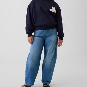 Sweat-shirt tendance pour filles pour les activités de plein air et d'intérieur / Design à col rond avec manches longues Design décontracté à porter au quotidien Pas cher - Product Image 6