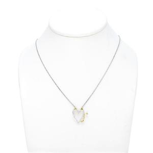 Stylish Heart Pendant with <b>White</b> Moissanite Diamonds Hip Hop Iced Out Jewelry <b>for</b> <b>Men</b> Women <b>Necklace</b> Charm - Product Image 3