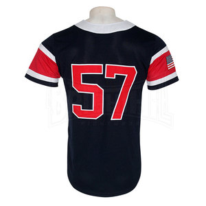 Uniforme de béisbol de poliéster transpirable Uniforme de Béisbol Juvenil Uniforme de béisbol de impresión por sublimación de buena calidad - Product Image 5