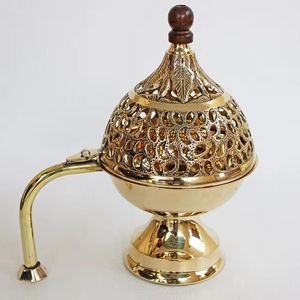 Fancy Design Home Fragrance Incense Holder Modern Design Vintage Look Home Decoration <b>Bakhoor</b> <b>Burner</b> for Eid and Ramadan - Product Image 5