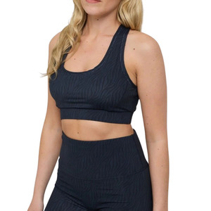 Custom Wholesale Workout Gym <b>Sports</b> <b>Bra</b> & Compression Shorts Set Sublimation Printed Yoga Fitness Activewear - Product Image 2