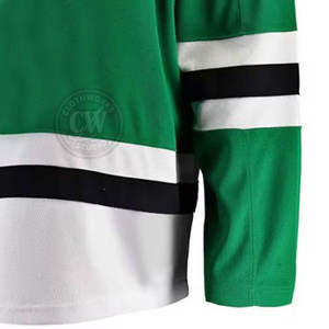 Jersey de Hockey sobre Hielo Transpirable de Talla Grande Personalizado, Servicio OEM, Marca Privada, Más Vendido, 100% Poliéster para Venta en Línea - Product Image 4