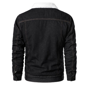 Veste en jean personnalisée KADIA pour homme, style urbain, coupe slim, manches régulières, bleu vintage, à capuche, matelassée, doublure en coton coupe-vent, excellente qualité - Product Image 6