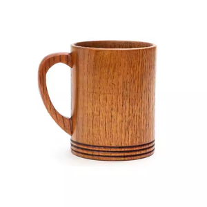 Jarra de Madera Clásica Personalizable y Ecológica para Cerveza y Café de Crescent Crafts - Product Image 4