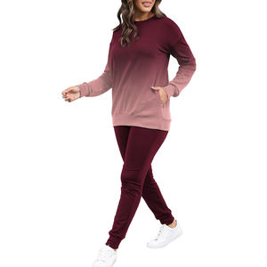 Over Size Casual Wear Pullover <b>Cheap</b> Custom Cool Winter Activewear Tracksuit with Hoodie Breathable Sweatsuit <b>Joggers</b> Sets - Product Image 5
