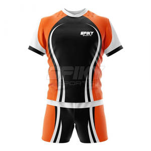 Maillot de rugby en polyester 100% de qualité supérieure avec logo personnalisé, vêtements de sport uniformes de rugby à sublimation - Product Image 1