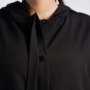 เสื้อคลุมผ้าถักสีดำ - Product Image 6