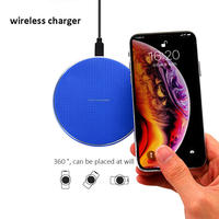 Chargeur de téléphone sans fil rapide 10W pour téléphone, chargeur sans fil pour téléphone, socle de charge