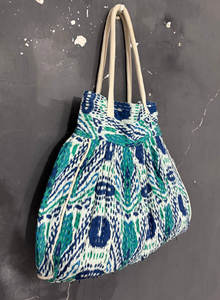 Sac fourre-tout fait main Banjara Kantha Hobo pour femmes, sac à provisions à fermeture ouverte pour toutes les saisons-été automne hiver - Product Image 3