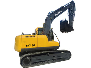 Excavatrice SY150 avec moteur Perkins, boîte de vitesses à couple élevé et capacité de charge de 5000 kg pour usage agricole - Product Image 2