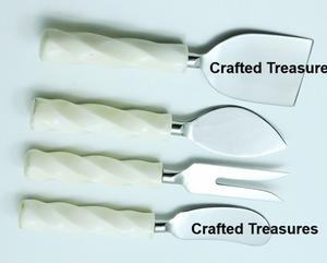 Juego de quesos de la mejor calidad de acero inoxidable con mango de resina, nueva producción, hogar y utensilios de cocina usados personalizados - Product Image 3