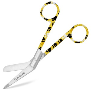 Vaslcare 2025 Ciseaux à bandage Lister en acier inoxydable avec poignée à motif animal assorti Nouveau design Ciseaux d'infirmière - Product Image 1