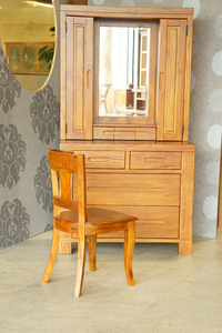 Mueble de Baño Moderno Clásico de Madera de Teca |   Con 7 Cajones y 2 Puertas para un Almacenamiento Infinito, Elaborado en Madera Maciza Atemporal para Dormitorio - Product Image 6
