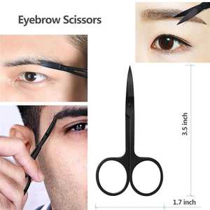 Ciseaux à sourcils compacts pour une taille de voyage parfaite Ciseaux à sourcils ergonomiques pour le confort - Product Image 3