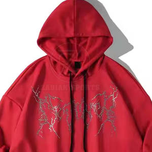 Made In Best Material Men <b>Rhinestones</b> <b>Hoodies</b> Lightweight Basics <b>Rhinestones</b> <b>Hoodies</b> In Good Quality - Product Image 4