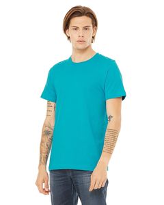 52% Airlume Coton peigné et filé à l'anneau 48% Polyester 32 T-shirts simples avec matériau en fibre de bambou - Product Image 4