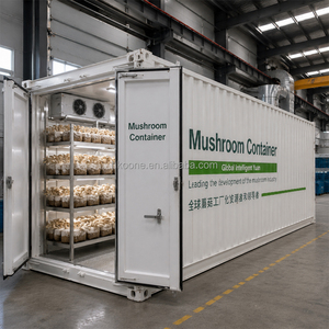Solution d'équipement agricole pour la culture de champignons en conteneurs avec contrôle climatique automatique - Product Image 1