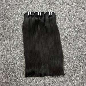 La mejor calidad 100% Onda natural Cabello virgen vietnamita Máquina de color de cabello natural Trama doble Lujo 12a Grado Extremos doblemente dibujados - Product Image 5