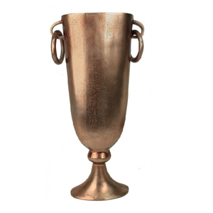 Iron Metal Flower Vase in Antique Brown Color with Customized Size Perfect for Decorative <b>Table</b> and Elegant Home Decoration - Product Image 1
