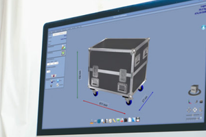 Flight Case Professionale in Alluminio di Fabbrica per Trasporto Televisori da 55'', 65'', 75'' - Product Image 4