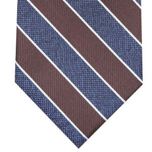 Cravatta Classica da Uomo a Righe Grigie, Stile Business di Lusso, Stampa Jacquard, Logo Personalizzato, in Poliestere, Taglia Regolare, Confezione Regalo - Product Image 3